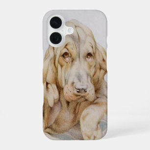 Oude lieve bloodhounds, puppy honden door EJ Detmo iPhone 16 Hoesje