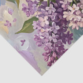 Oude lila bloemen tissuepapier (Detail)
