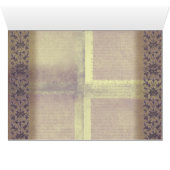 Oude lila en roze bloemen (Binenzijde Horizontaal (Onderkant))