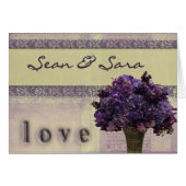 Oude lila en roze bloemen (Voorkant Horizontaal)