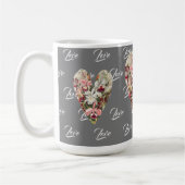 Oude Lily Bloemhartjes Liefde Mok Beker (Links)