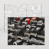 oude lineup camera briefkaart (Voorkant / Achterkant)