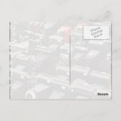 oude lineup camera briefkaart (Achterkant)