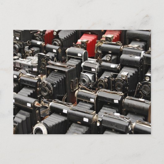 oude lineup camera briefkaart (Voorkant)