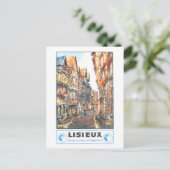 Oude Lisieux-reisposter Briefkaart (Staand voorkant)