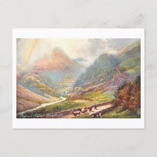 Oude Llyfnant-vallei, Aberystwyth Briefkaart (Voorkant)