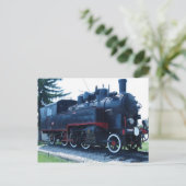 Oude locomotief briefkaart (Staand voorkant)