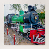 Oude locomotief legpuzzel (Verticaal)