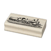 Oude locomotief rubberstempel (Stempel)