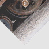 Oude Locomotief Track  20x30-decoupage Tissuepapier (Detail)