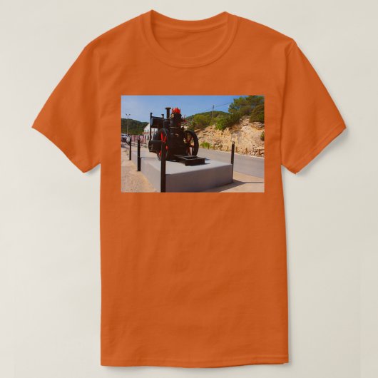 oude  locomotief van trein 2 t-shirt (Design voorkant)