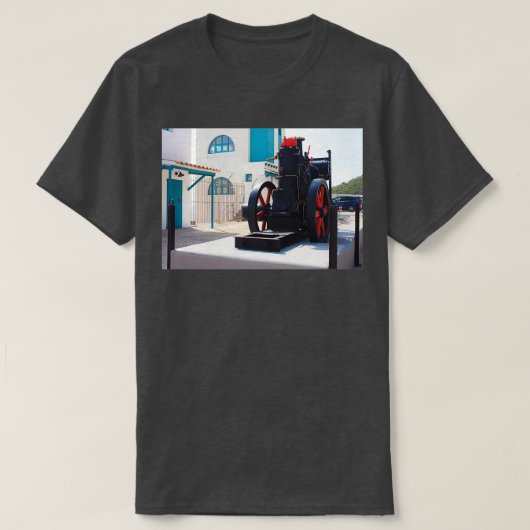 oude  locomotief van trein 4 t-shirt (Design voorkant)