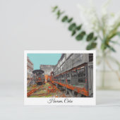 Oude locomotieven en briefkaarten voor treinen (Staand voorkant)