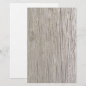 Oude log textuur briefpapier (Voorkant / Achterkant)