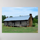 Oude logboekcabine poster (Voorkant)