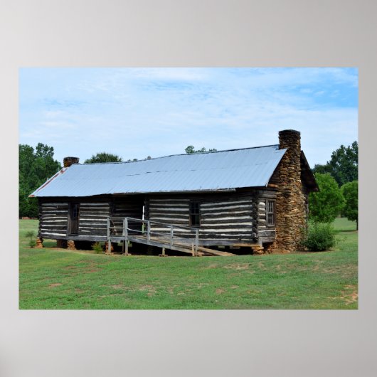 Oude logboekcabine poster (Voorkant)