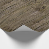 Oude logboekstructuur cadeaupapier (Hoek)