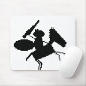 (Oude Logo) eekhoornPad voor paarden Muismat (Met muis)