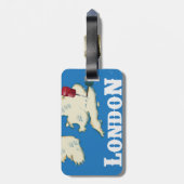 Oude Londen, Engeland Reisposter Bagagelabel (Achterkant verticaal)
