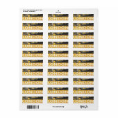 Oude Londense Poster Etiket (Full Sheet)