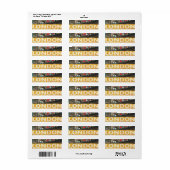 Oude Londense Poster Etiket (Full Sheet)