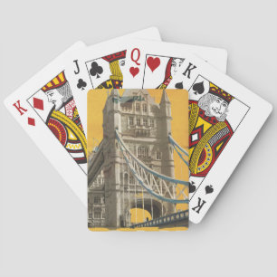 Oude Londense Poster Pokerkaarten