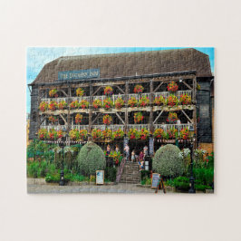 Oude Londense pubs. Legpuzzel