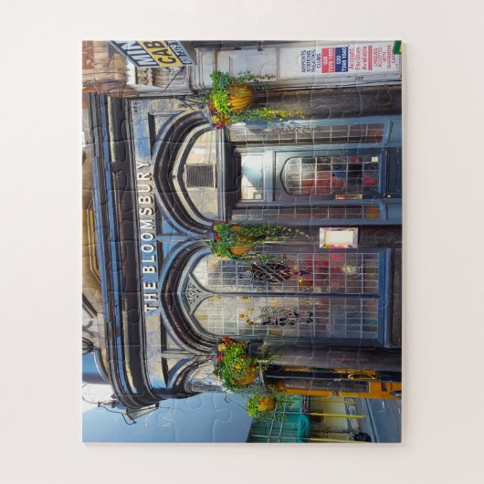 Oude Londense pubs. Legpuzzel (Verticaal)