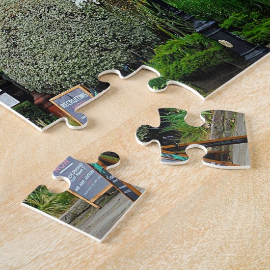 Oude Londense pubs. Legpuzzel (Zijkant)