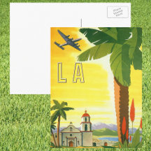Oude Los Angeles, Californië Missie met Palmboom