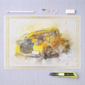 Oude  loskoppeling van vrachtwagens tissuepapier (Craft)