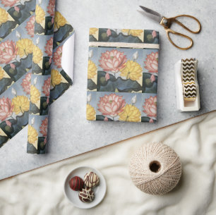 Oude Lotusbloemen, De Heilige Egyptische Boon Cadeaupapier