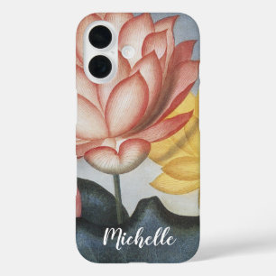 Oude Lotusbloemen, De Heilige Egyptische Boon iPhone 16 Hoesje