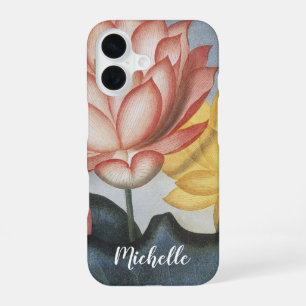 Oude Lotusbloemen, De Heilige Egyptische Boon iPhone 16 Hoesje