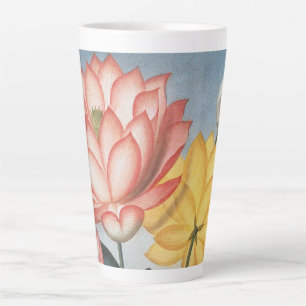 Oude Lotusbloemen, De Heilige Egyptische Boon Latte Mok