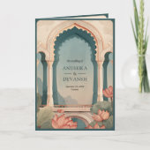 Oude Lotusvijver Rustic Indiaas Paleis Bruiloft (Voorkant)