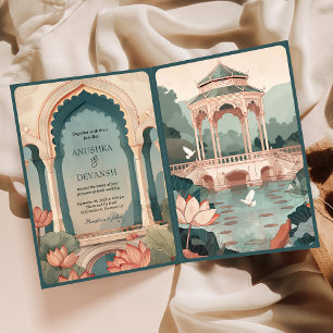 Oude Lotusvijver Rusticaal Indiaans Paleis Bruilof