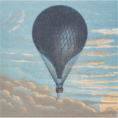 Oude Luchtballon Hemel Kinderkamer Kunst Sticker (Voorkant)