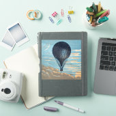 Oude Luchtballon Hemel Kinderkamer Kunst Sticker (iPad Cover)
