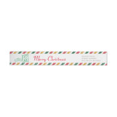 Oude Luchtpost Glitter Kerstmis (Individueel)