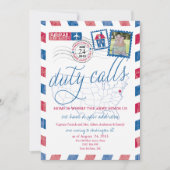 Oude Luchtpost Militaire Verhuis Aankondiging