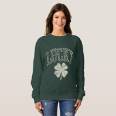 Oude Lucky Clover St. Patrick's Dag Trui (Voorkant volledig)