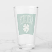 Oude Lucky Clover St. Patrick's Day Glas (Achterkant)