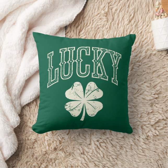 Oude Lucky Clover St. Patrick's Day  Kussen (Deken)