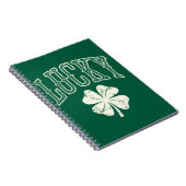 Oude Lucky Clover St. Patrick's Day  Notitieboek (Rechterzijde)