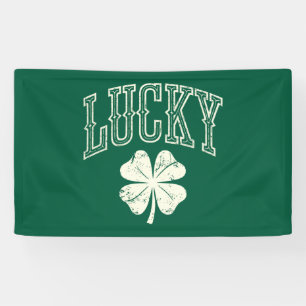 Oude Lucky Clover St. Patrick's Day Spandoek