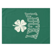 Oude Lucky Clover St. Patrick's Day  Tafelkleed (Voorkant (Horizontaal))