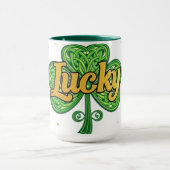 Oude Lucky Shamrock patroon St. Paddy's Mok (Midden)