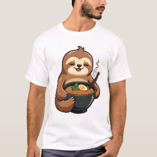 Oude Luiaard Ramen Noedel Liefhebber Kunst 2 T-shirt