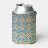 Oude luxe Turks Ornament ontwerp Blikjeskoeler (Blikje Voorkant)